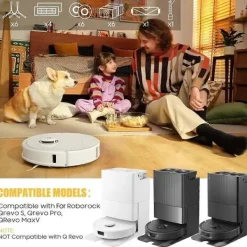 Online För Qrevo S/QRevo Pro/QRevo MaxV Robotdammsugare Huvudborstar Sidoborstar Hepa-filter Moppduk Damm