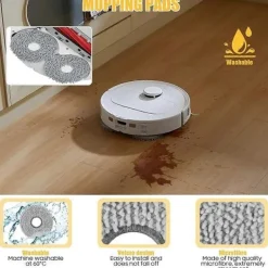 Online För Qrevo S/QRevo Pro/QRevo MaxV Robotdammsugare Huvudborstar Sidoborstar Hepa-filter Moppduk Damm