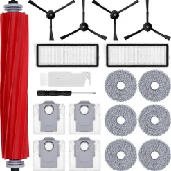 Online För Roborock Qrevo S/Qrevo MaxV/Qrevo Pro Huvudsidoborstar Hepa-filter Moppdukar Dammpåsar Ersättning