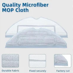 För S7 S70 S7Max T7S Plus Robotdammsugare Tillbehör Huvudsidoborste Skydd Hepa Filter Moppduk Reservdel