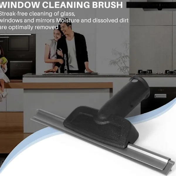Hot för SC2 SC3 SC4 SC5 CTK10 CTK20 Fönstermunstycke Skrapa Rund Borste för Rengöringsmedel Fukt, Rengör Springa black