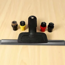 Hot för SC2 SC3 SC4 SC5 CTK10 CTK20 Fönstermunstycke Skrapa Rund Borste för Rengöringsmedel Fukt, Rengör Springa black