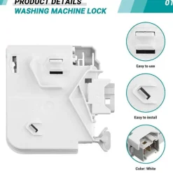 Hot För Siemens trumtvättmaskin dörrlås dörrbrytare tillbehör