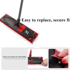 Hot För UltraMax XL Återanvändbar Moppduk Mikrofibermoppdyna Utbytbar, Snabbtorkande, Maskintvättbar