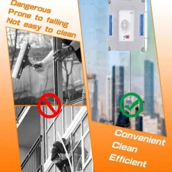 Hot För Winbot W1 W1 Pro fönsterputsare reservdelar tvättbara rengöringsdukar ersättningsmoppdukar