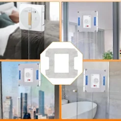 Hot För Winbot W1 W1 Pro fönsterputsare reservdelar tvättbara rengöringsdukar ersättningsmoppdukar