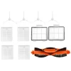 Best För Xiaomi Robotdammsugare E10 E12 B112 Dammsugartillbehör Huvudborste Sidoborste HEPA-filter Primärfilter