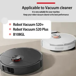 För Xiaomi S20 Plus S20+ Robotdammsugare B108GL Delar Huvudborste Sidoborste Hepa Filter Moppduk Tillbehör