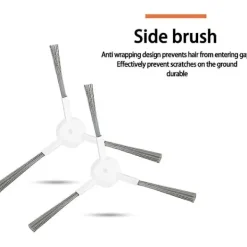 För Xiaomi S20 Plus S20+ Robotdammsugare B108GL Delar Huvudborste Sidoborste Hepa Filter Moppduk Tillbehör
