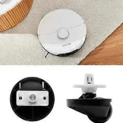 Clearance Framhjul, Tyst Hjul, Tyst Framhjul, Framhjul för Roborock S8/S8 Plus/S8 Pro Ultra/S7/Q7/S6/S5/G20/G10S/G10/T7S/S65/S55 Max/S65 Pure Ser