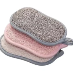 BEBETTER Färgen är slumpmässig och två krokar medföljer, Tvättbar Svamp 5 st Mikrofiberduk Gåva! Bilruta