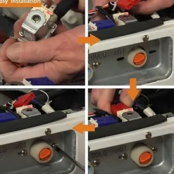 Clearance 5220FR2006H Varmvatteninloppsventil för tvättmaskin för tillbehör