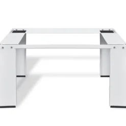 vidaXL Förhöjningssockel för tvättmaskin vit