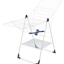 Hot LEIFHEIT Fristående torktumlare - - Classic 250 Flex - 81409 - Lätt att öppna/stänga - Tvättnät - 25 m - Vit