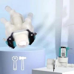 Hot 5220FR2075L Tvättmaskin Kallvatten Inloppsventil och 5220FR2006H Tvättmaskin Varmvatten Inloppsventil för / Tvättmaskin