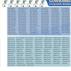 Hot 5220FR2075L Tvättmaskin Kallvatten Inloppsventil och 5220FR2006H Tvättmaskin Varmvatten Inloppsventil för / Tvättmaskin
