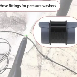 Clearance Förlängningsslang för högtryckstvätt, kompatibel med Kärcher högtryckstvättar K2/K3/K4/K5/K6/K7, 583-BIW_yux