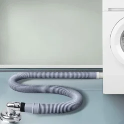 Outlet Förlängningsslang för tvättmaskiner, 1,5 m universell tvättmaskinsslang, avloppsslang för diskmaskin, förlängningsset{hw}