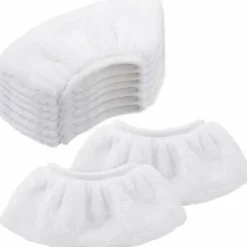 Best Förpackning med 8 Mikrofiberhättor för Kärcher, Dukar för Handmunstyckstillbehör för Ångtvättar SC 1, 2, 3, 4, 5/NC/