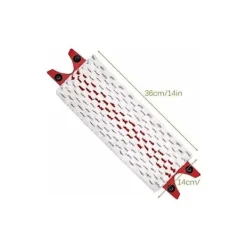 Clearance Förpackning med 6 platta mikrofibermopphuvuden kompatibla med Vileda Ultramax..DEBUNS