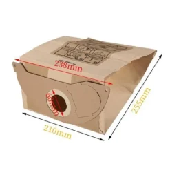 Hot Förpackning med 10 påsar för Kärcher A2004/ A2054 / WD2250/ MV2/ WD2 ersättningsdammsugarpåse