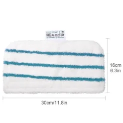 Online HAIKOU CHENQI Förpackning med 5 rektangulära mikrofiberdukar för Black+Decker ångmoppar White