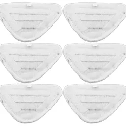 New Förpackning med 6 tvättbara dynor för Beldray 5-i-1 och 9-i-1 ångmoppar.