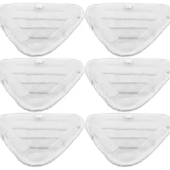 BEBETTER Förpackning med 6 tvättbara dynor för Beldray 5-i-1 och 9-i-1 ångtvättar.