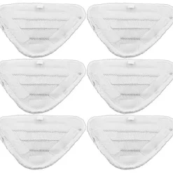 LEIGELE Förpackning med 6 tvättbara dynor för Beldray 5-i-1 och 9-i-1 ångtvättar. (LGL)