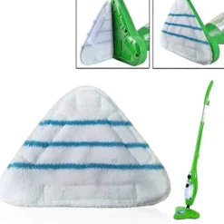 LEIGELE Förpackning med 6 tvättbara dynor för Beldray 5-i-1 och 9-i-1 ångtvättar. (LGL)