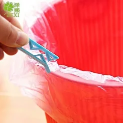 Förslutningsklämma Soptunna Sopkorg Klämma Universal Plast Sopsäck Fixerad Klämma Köksredskap Banmo