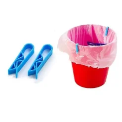 Förslutningsklämma Soptunna Sopkorg Klämma Universal Plast Sopsäck Fixerad Klämma Köksredskap Banmo