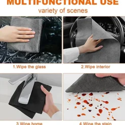 Outlet Förtjockad magic rengöringsduk, mikrofiberglasrengöringsdukar, återanvändbara rengöringsdukar 20 x 30 cm 15Pcs