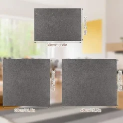 Clearance Förtjockad magisk rengöringsduk, mikrofiberduk för rengöring av glas, återanvändbar rengöringsduk 20 x 30 cm 15Pcs