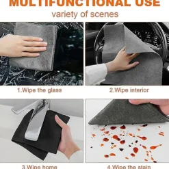 Online Förtjockad Magisk Rengöringsduk, Mikrofiber Glasrengöringsdukar, Återanvändbara Rengöringsdukar 10Pcs 20 x 30 cm