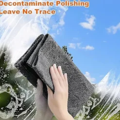 Hot Förtjockad magisk rengöringsduk, mikrofiber glasrengöringsduk trasor, återanvändbara rengöringsdukar