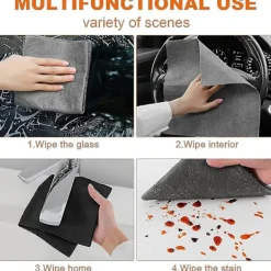Hot Förtjockad magisk rengöringsduk, mikrofiber glasrengöringsduk trasor, återanvändbara rengöringsdukar