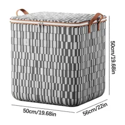 New CL Förvaringsväskor, kraftiga flyttväskor, flyttkartonger, hopfällbara förvaringslådor för förvaring, camping, packning 48*48cm