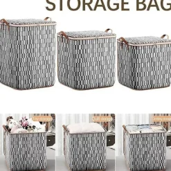 New CL Förvaringsväskor, kraftiga flyttväskor, flyttkartonger, hopfällbara förvaringslådor för förvaring, camping, packning 48*48cm