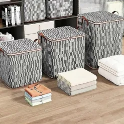 New CL Förvaringsväskor, kraftiga flyttväskor, flyttkartonger, hopfällbara förvaringslådor för förvaring, camping, packning 48*48cm