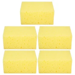 Hot Fyrkantig Halkfri Svamp Bil Motorcykel Tvätt Rengöringsverktyg 5st