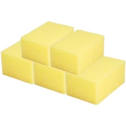 Hot Fyrkantig Halkfri Svamp Bil Motorcykel Tvätt Rengöringsverktyg 5st