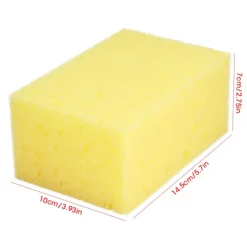 Hot Fyrkantig Halkfri Svamp Bil Motorcykel Tvätt Rengöringsverktyg 5st