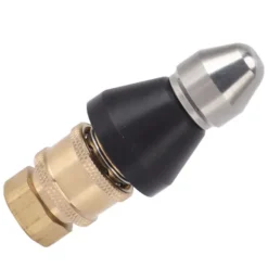 Discount G1/4 avloppsrör rengöringsmunstycke rostfritt stål hållbar G3/8 hon gänga adapter tryck avlopp jetter munstycke