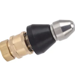Discount G1/4 avloppsrör rengöringsmunstycke rostfritt stål hållbar G3/8 hon gänga adapter tryck avlopp jetter munstycke