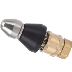 Discount G1/4 avloppsrör rengöringsmunstycke rostfritt stål hållbar G3/8 hon gänga adapter tryck avlopp jetter munstycke