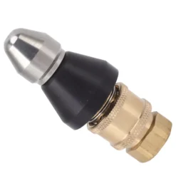 Discount G1/4 avloppsrör rengöringsmunstycke rostfritt stål hållbar G3/8 hon gänga adapter tryck avlopp jetter munstycke