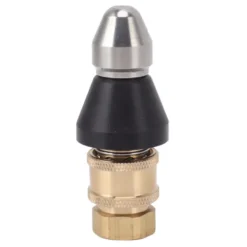 Discount G1/4 avloppsrör rengöringsmunstycke rostfritt stål hållbar G3/8 hon gänga adapter tryck avlopp jetter munstycke