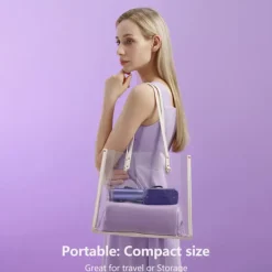 Online G5 Klädångare, Professionell 2 i 1 Ångare för Kläder och Strykjärn, Endast 0,75 kg Lätt, 1200 W 10 Minuters Kontinuerlig Ånga för Resor och Hem, lila | Fyndiq