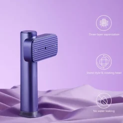 Online G5 Klädångare, Professionell 2 i 1 Ångare för Kläder och Strykjärn, Endast 0,8 kg Lätt, 1200 W 10 Minuters Kontinuerlig Ånga för Resor och Hem